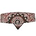 Reversed Paisley Red Chop Top Biker Doo Wrap Bandanna