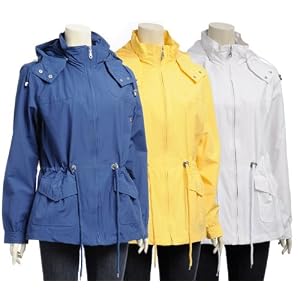 Larry Levine Women's Classic Anorak Jacket