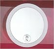 Suction Cup 7X Mirror with White Plastic Frame (5 inch)