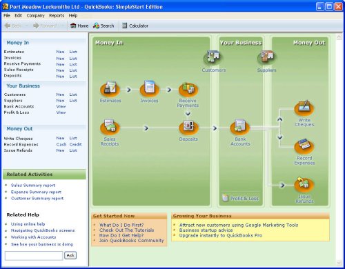 QuickBooks SimpleStart 2008