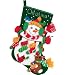 Dimensions Gift Giver Stocking Felt Applique Kit