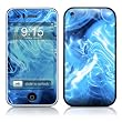 Blue Quantum Waves Design Protector Skin Decal Sticker for Apple 3G iPhone / iPhone 3GS 3G S