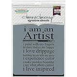 Donna Downey Stencils 8.5"X8.5"-Artist
