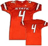 Oklahoma State Cowboys Orange #4 Game Worn Football Jersey (M)
