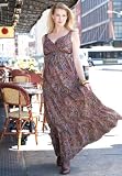 Jessica London Plus Size Printed Maxi Dress