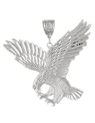 Clevereves 14K White Gold Pendant Eagle 21.6 - Gram(s)