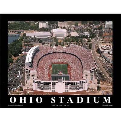 (11x14) Mike Smith Ohio State Buckeyes Ohio Stadium NCAA Sports Poster Print