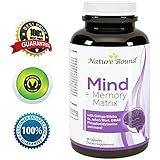 Super Potent & Natural Brain, Memory & Mind Booster ● Power Boost for Day and Night! Increase Function ● Works Fast for Women and Men ● USA Made By Nature Bound
