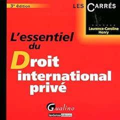L'essentiel du droit international priv�