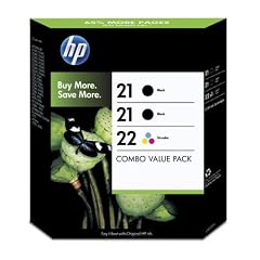 HP Nr.21, 21 + 22 Tintenpatronen Multipack, 2 x schwarz und dreifarbig