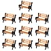 YZ150 10pcs Park Benches Model Train 1:150 Bench Chair Settee N Z Railway Layout New