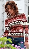 Alpaca Figure Women's Ski Sweater