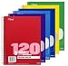 Mead Three-Subject College-Ruled Spiral Notebook, 1 Notebook, Color May Vary (05748)