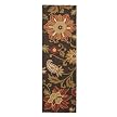 Fieldcrest® Luxury Jacobean Floral Accent Rug - Brown (25x84")