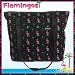 FLAMINGO Tote Bag Pink Flamingos Cotton with WATERPROOF LINING UNDERSIDE Travel Bags, for Gym or Beach Best Cute Unique GIFT IDEA for Him Her Man Men DAD MOM Mother Woman Women Ladies