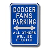 L.A. Dodgers Royal Blue Parking Sign