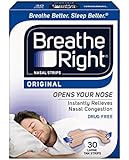 Breathe Right Breathe Right Nasal Strips Original Tan Large 30 ct (Pack of 2)