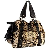 Juicy Couture Cheetah Print Fashion Velour Daydreamer Tote