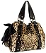 Juicy Couture Cheeta Animal Print Daydreamer Bag Purse Tote Brown Mutli