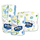 Trend Lab Dr Seuss Blue Oh! The Places Youll Go! Bouquet - Bath & Burp Set