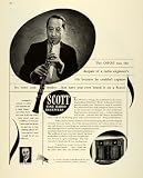1943 Ad E. H. Scott Radio Receivers Oboe Musical Instrument WWII War Bonds Music - Original Print Ad