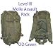 Level III LV3 Molle Assault Pack Backpack--OD GREEN