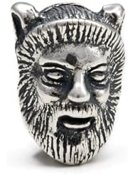 Melina World Jewellery - Satyros / Sátiro - 4007 - Sterling Silver 925 - Handmade in Greece and inspired by Olympic, Greek and Mediteranean history and motives. Beads fits Biagi. Chamilia, Pandora and Trollbeads etc.
