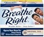 Breathe Right Nasal Strips, Large, Tan, 38-Count Boxes (Pack of 2)