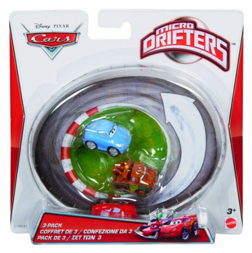 Imagen 2 de Cars 2 - Micro drifters (pack de 3 Mattel Y1126)