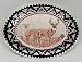 Silver Plated Diamond cut Copper Deer Belt Buckle