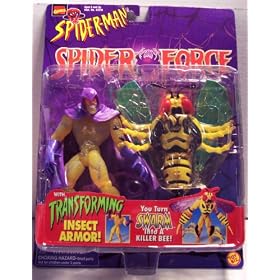 Spider-Man Spider Force Swarm with Transforming Insect Armor Action Figure
