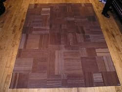 Handmade Turkish Parcha Kilim Rug 7'2"x9'4"