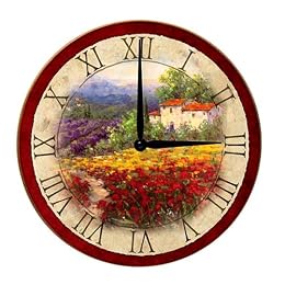 Fleur Du Pays Wall Clock - 12