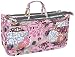 Vercord Patterned Purse Handbag Tote Pocketbook Bag Organizer Insert with Zipper Handle for Women Peony Large