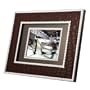 Tao 89364 5.6-Inch 128MB 5-Inch x 7-Inch Double-Matted Digital Frame (Brown Leather/Silver)