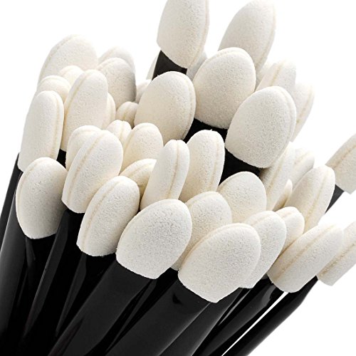 Disposable DualSided Sponge Eyeshadow Applicator, Sponge Tips, 100Pc