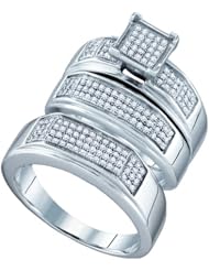 0.51CTW DIAMOND FASHION TRIO SET