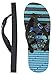 Showaflops Men's Antimicrobial Shower & Water Sandals - Stripes and Skulls