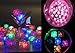 12 Pack of Colorful Changing LED Liquid sensor lights-- Ice Cubes Shape, So Amazing
