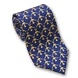 Wine Corkscrew - Men's Silk Necktie
