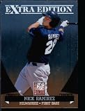 2011 Donruss Elite Extra Prospects Baseball Card # 41 Nick Ramirez Milwaukee Brewers ENCASED Trading Card