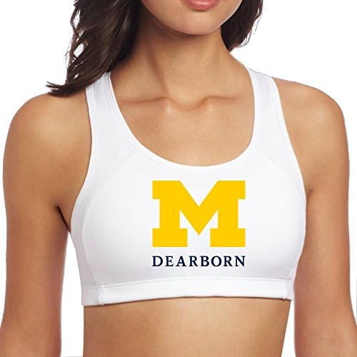 GBABY3 Women's University Of Michigan Yoga Vest White Size S
