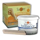Sunzze Brazilian Waxing Mikrowelle geeignet 400ml mit Gratis 5 Spatel