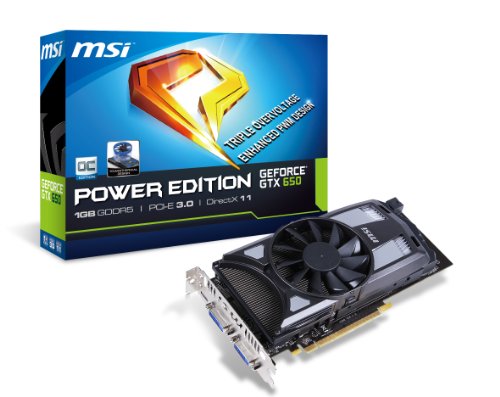 MSI N650 PE 1GD5/OC NVIDIA GeForce GTX 650, 1GB GDDR5, PCI Express 3.0  Graphics Card On Sale