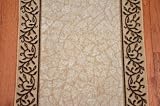 Dean Washable Carpet Rug Runner Garden Path Beige - Purchase By the Linear Foot
