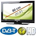 MEDION P15040 HD LCD-TV 32" 81cm DVB-T 4x HDMI 16:9 CI-Slot LCN VGA SCART USB-Anschluss für MP3- und JPG-Wiedergabe ° EPG ° VT