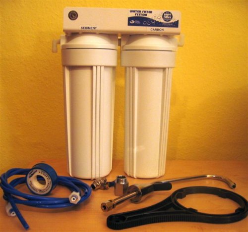 Untertisch Wasserfilter 2fach auch mit Carbonit Patrone