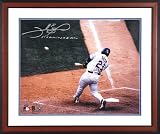 Sammy Sosa Chicago Cubs -Home Run Swing- Framed 16x20 Autographed Photograph with Inscription