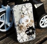 ◆3Dデコ盛り♪♪キラキラ♪ラインストーンケース/iphone5/アイフォン5/専用ケースカバー/かぼちゃの馬車B