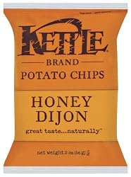 Kettle Chips, Honey Dijon, 2-Ounce Bags (Pack of 24)